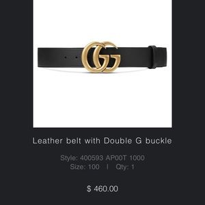 Women’s Gucci belt